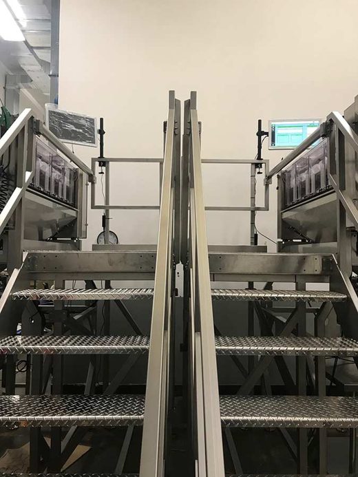 Twin Precision Batchers on mezzanines