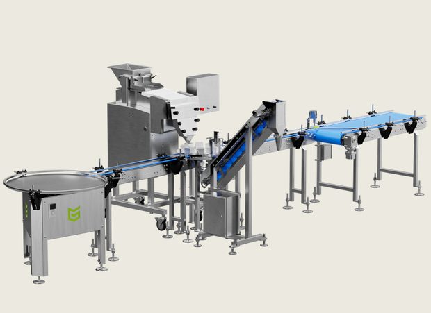 Edibles counting and packing system